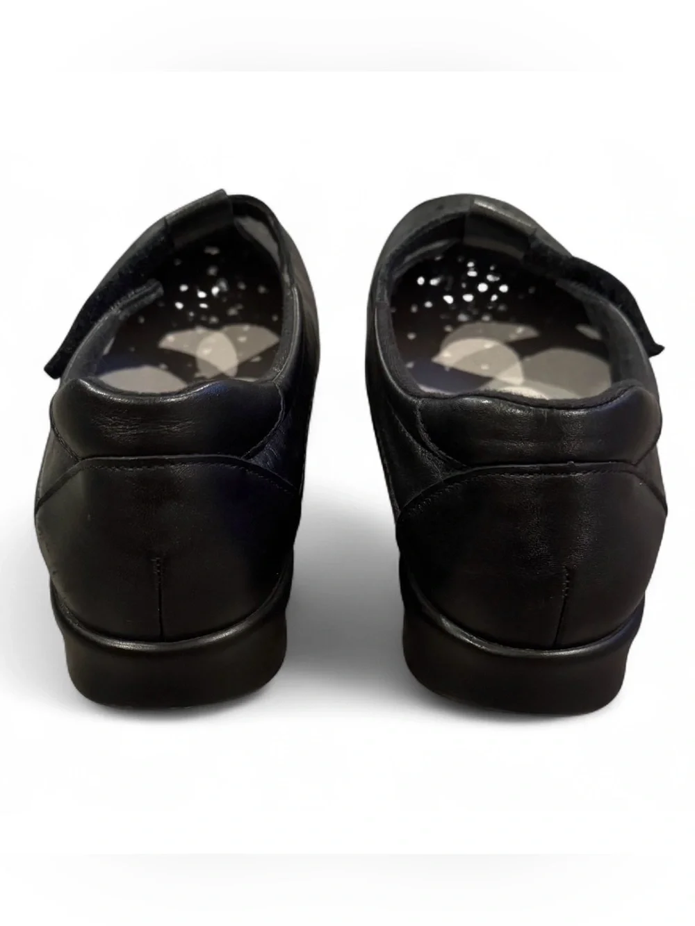 SAS Tripad Comfort Mary Jane Shoes 9.5W Black Leather Wide Comfort